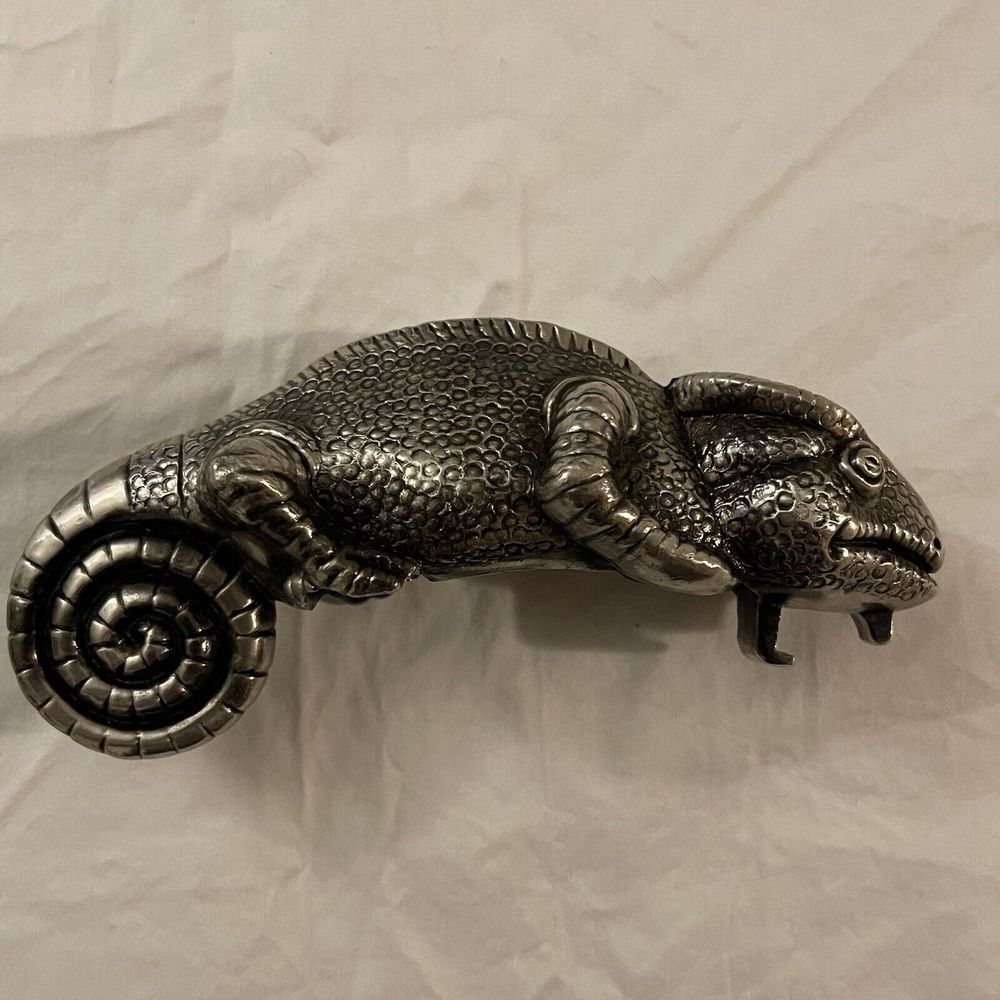 Anheuser-Busch Pewter Louis the Lizard Bottle Opener - Picture 5 of 11